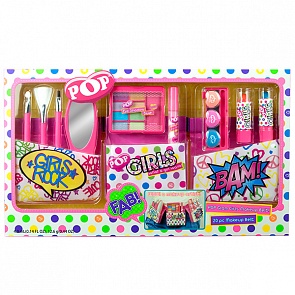 Набор детской декоративной косметики с поясом визажиста из серии Pop (Markwins, 3601051)